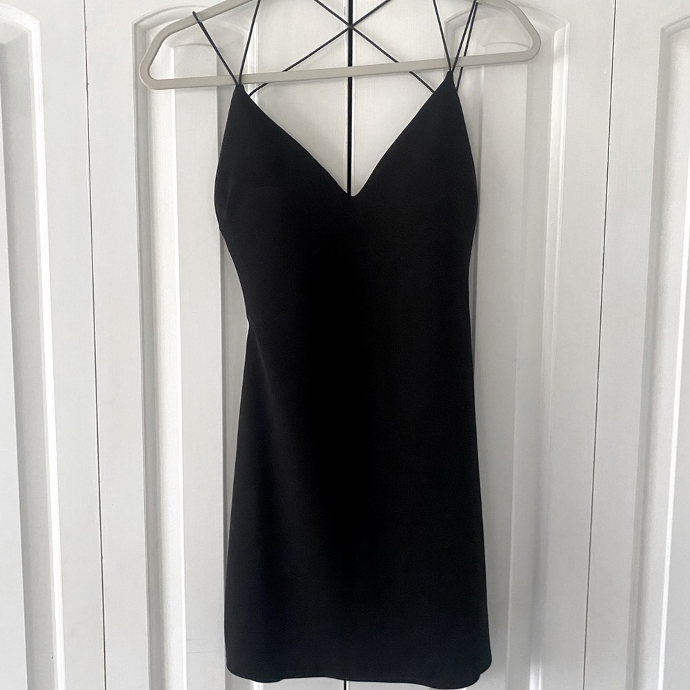 Black cocktail dress